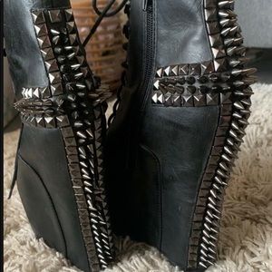 Jeffrey Campbell cross spiked platform
